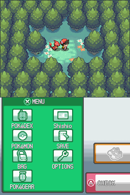 Fourth clearing: take the top-left exit marked by the gold ring.