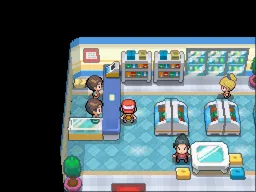 a Poké Mart with camera preset 0C