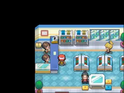 a Poké Mart with camera preset 0F